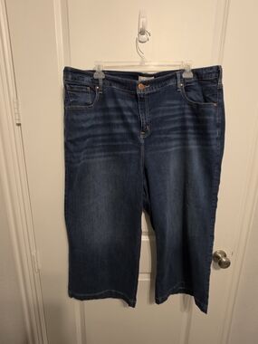 Lane Bryant Dark Blue Cropped Jeans